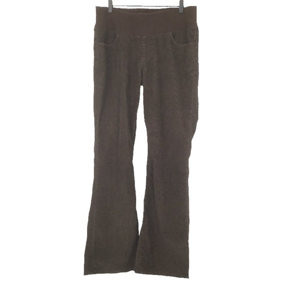 Duo Maternity Brown Corduroy Stretch Pants Size M